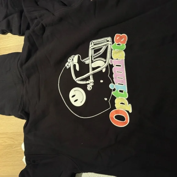 Madhappy football Black New York Hoodie and Shorts Set - Picture 4 of 4